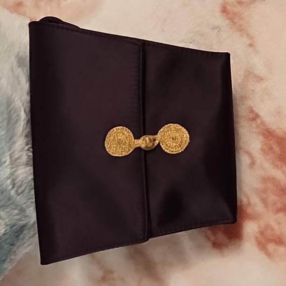 YSL Perfume Blue 💙 Satin Bag - Picture 1 of 12
